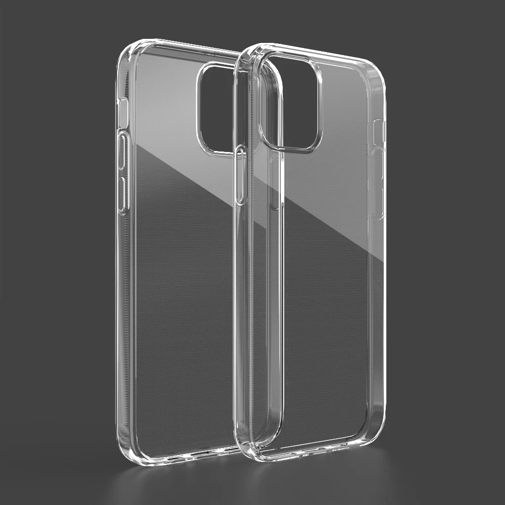 For apple iphone 12 12 pro/12 max/12 pro max TPU mobile phone clear case 5.4 shockproof