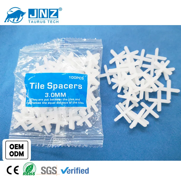 

JNZ Factory Direct Supply Tile Gasket Tile Leveler Spacers Plastic Tile Cross Spacer