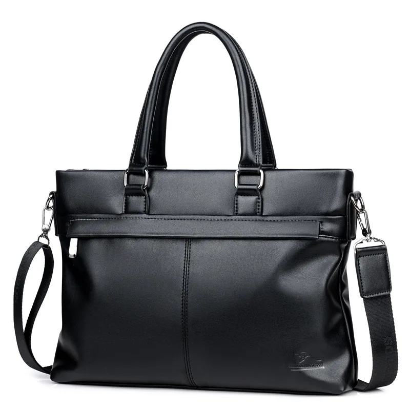 

Tote Business Bag Document Big Capacity Shoulder Bag in PU Leather