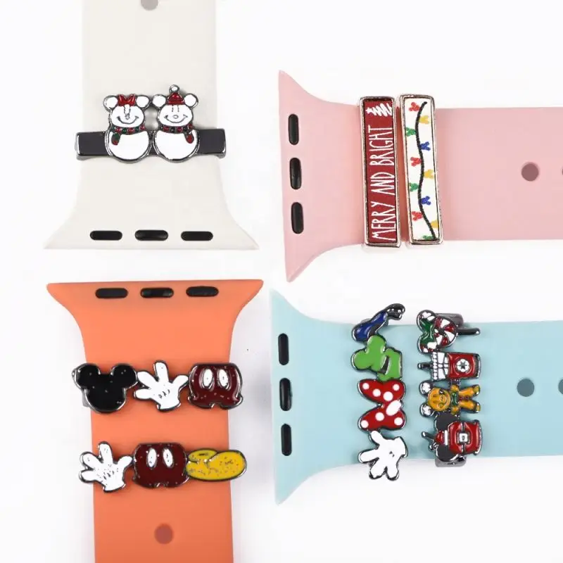 

Decorative Charms For Apple Watch Band Bracelet Metal Leg Decorative Nails For Iwatch Sport Strap Ornament Accessories, Multi-color optional or customized