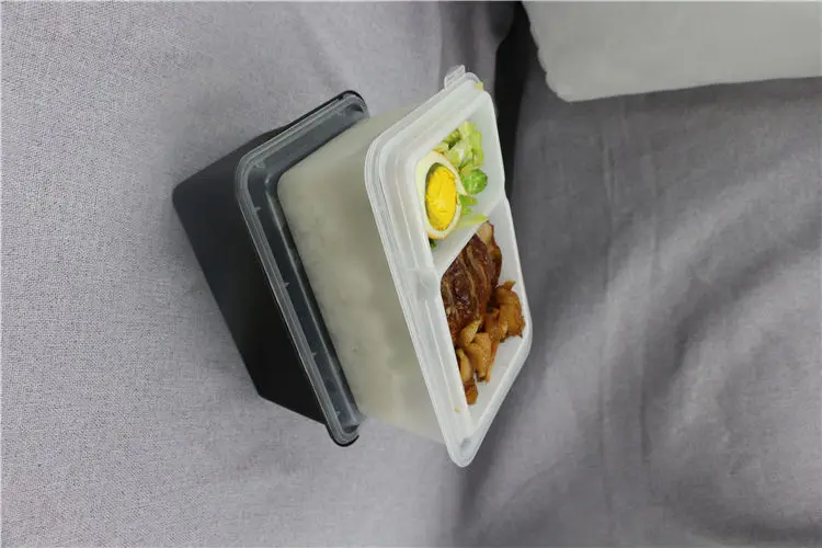 
2020 New Food grade pp material disposable 4 compartment lunch box food container 