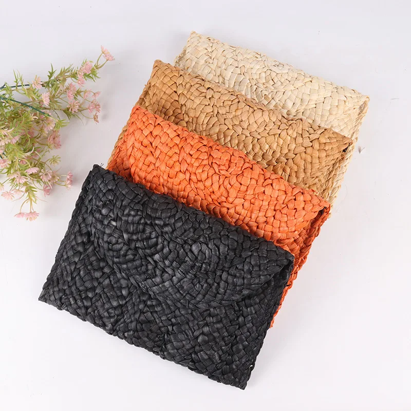 

Hand Purse Woven Clutch Bag Wholesale Summer Straw Beach Bags For Women