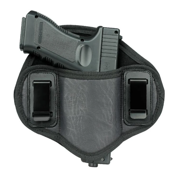 

Outdoor CS Hunting Hidden Double Clip Tactical Gun Holster, Black, pink, brown