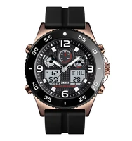 

dual time watches SKMEI 1538 men chrono multifunctional digital analog watch