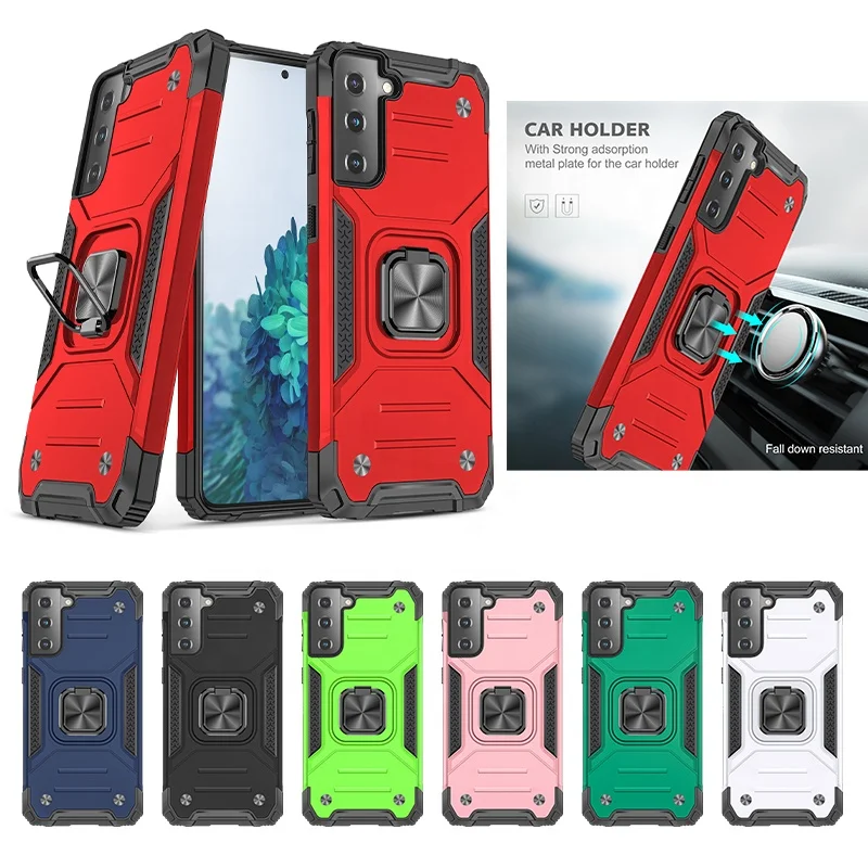 

360 Full Protect Kickstand Heavy Duty 3 in 1 Combo Car Mount Phone Case for Samsung S30 S30 Plus S30 Ultra, Multi colors