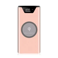 

TOENMAN Wireless Portable Power Bank 10000Mah Double Usb Qi Wireless Charger Powerbank For All Phones