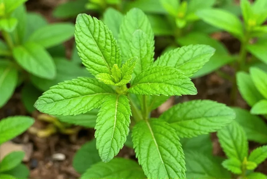 Container gardening setup for ginger mint herb with proper drainage