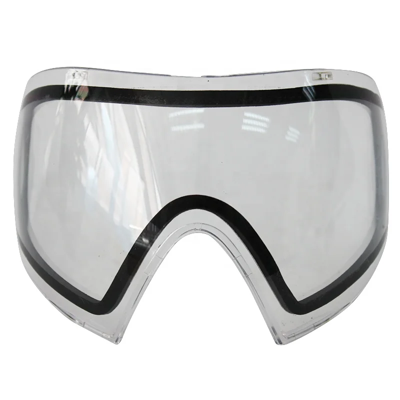 

Paintball Mask Replaceable Double Lenses for DYE I4 or I5 Mask, Colorless, transparent