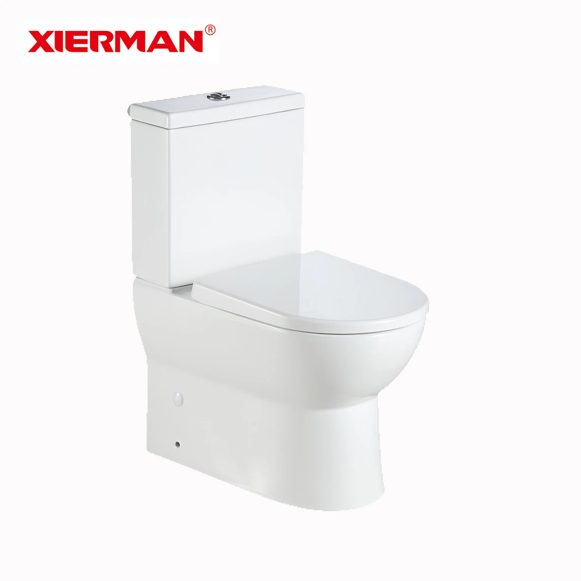2020 Hot Sale Two Piece Back To Wall  Bathroom  Wash Down Rimless WC Toilet