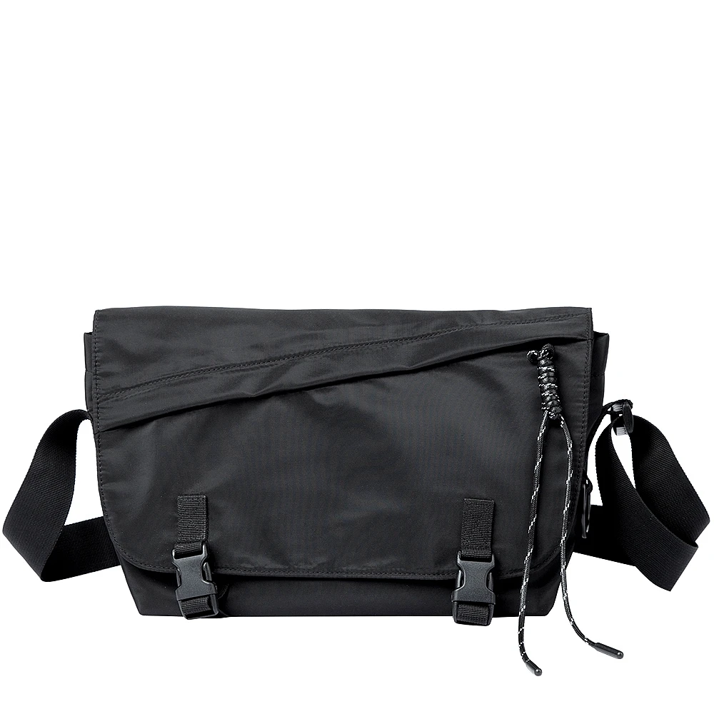 

2021 Wholesale Casual Unisex Daily Large-capacity Waterproof fashion Sling Shoulder Bags Oxford Leather Solid Color Chest Bag, Black