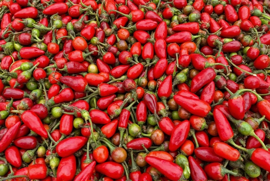 Pink peppercorns in a decorative bowl