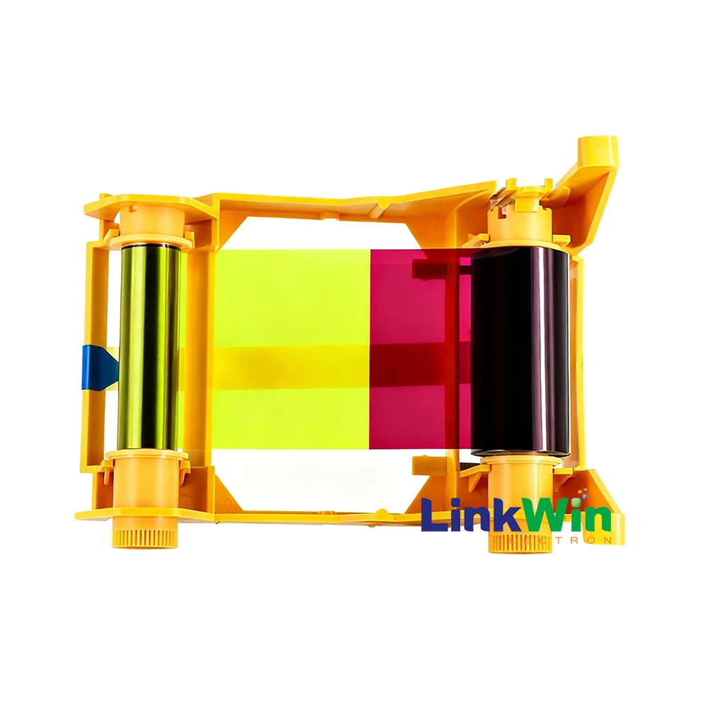 Thermal Transfer Hologram Ribbon Printer Ribbon Satin 800033-340 YmCKo Id Card Color Ribbon for zebra Zxp Series 3