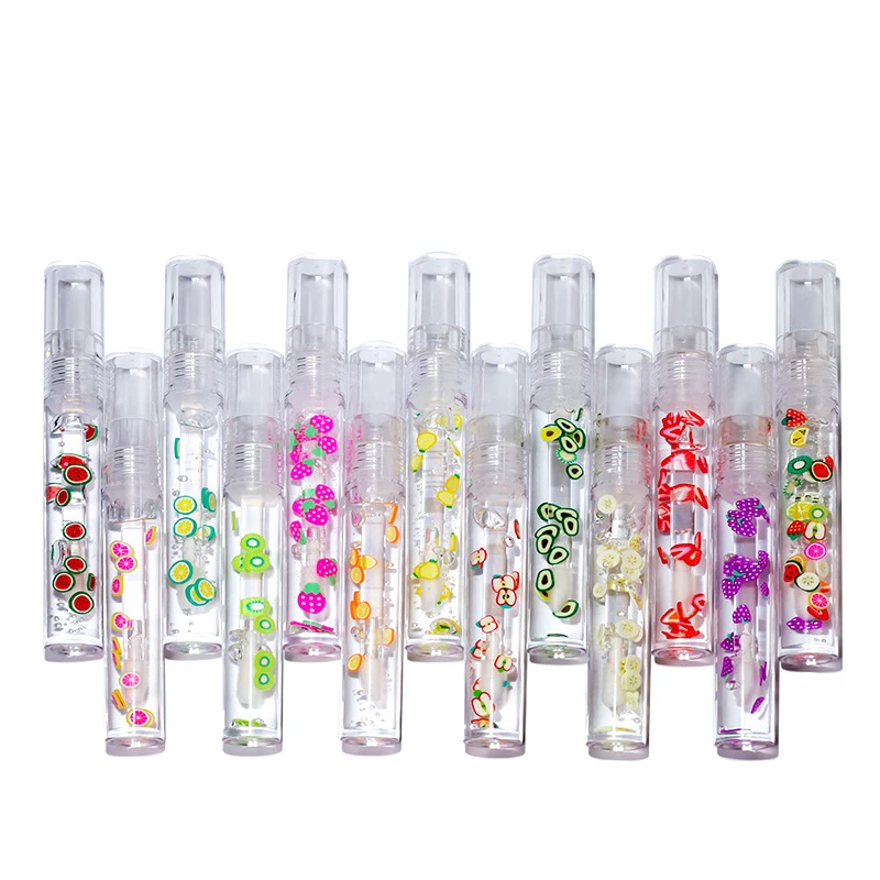 

Wholesale Fruit Vegan Private Label Clear Lipgloss Custom Your Logo Lip Gloss