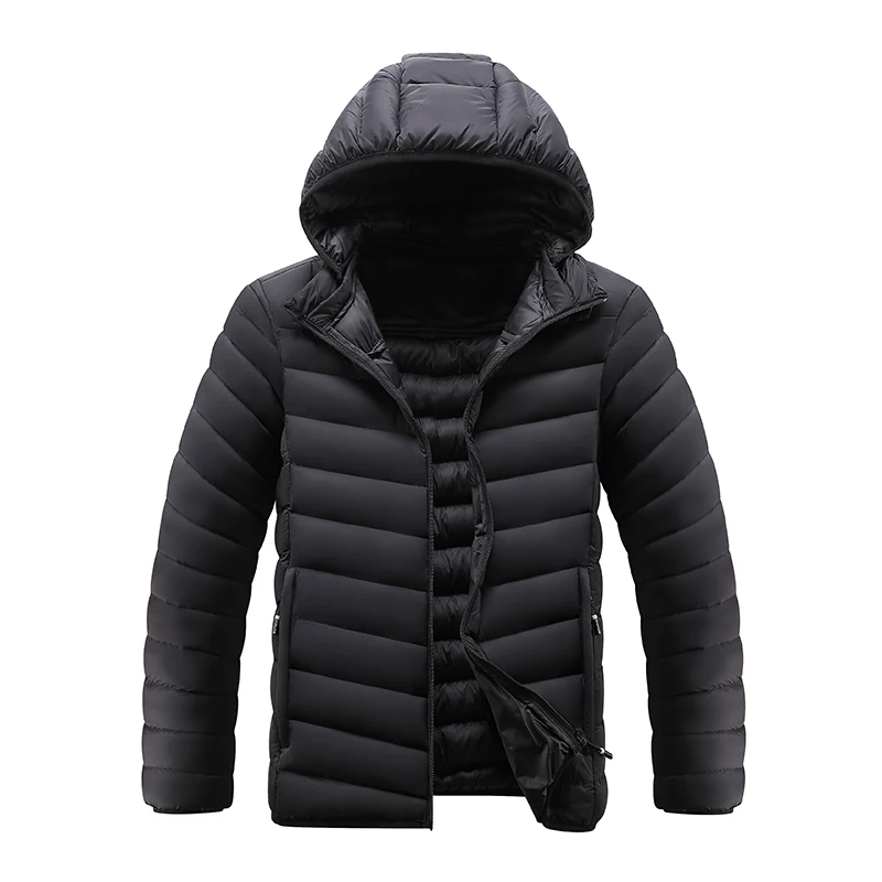 

Custom new fashion men's jacket jacket winter warm cover puffer down jacket