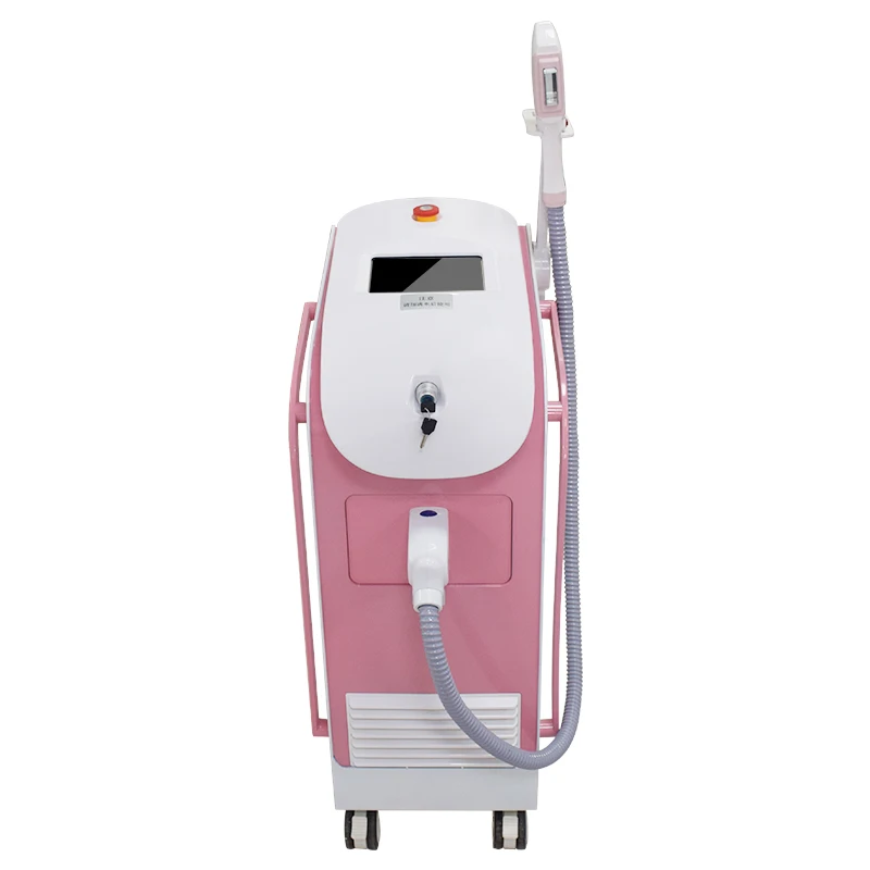 

360 ipl e-light laser hair removal machine, White+blue+pink