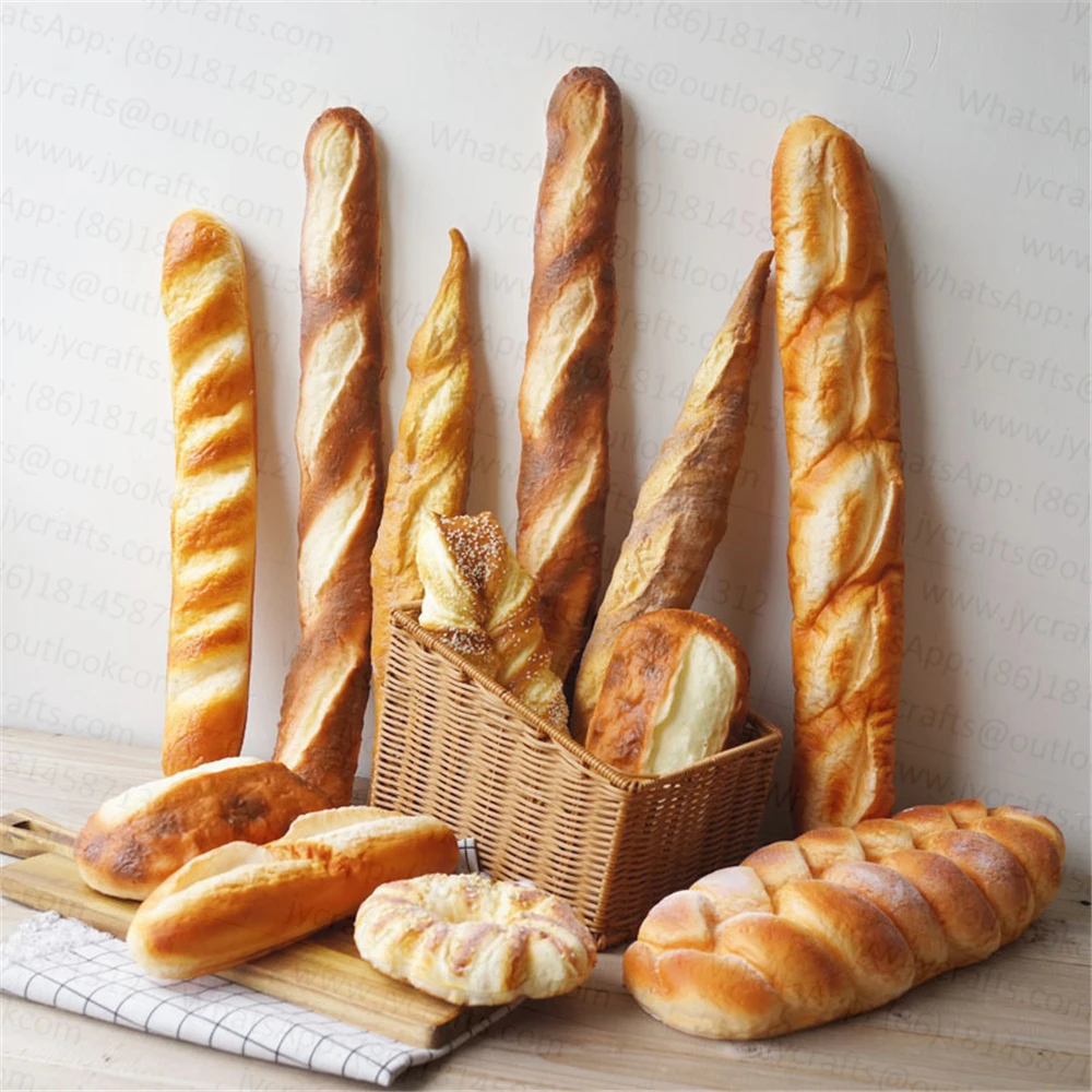 1pcs Simulation French Baguettes Artificial Fake Loaf Bread for Home Livingroom Kitchen Bakery DecorDauerhaft Nützlich und praktisch Nettes Design Praktisches Design und langlebig