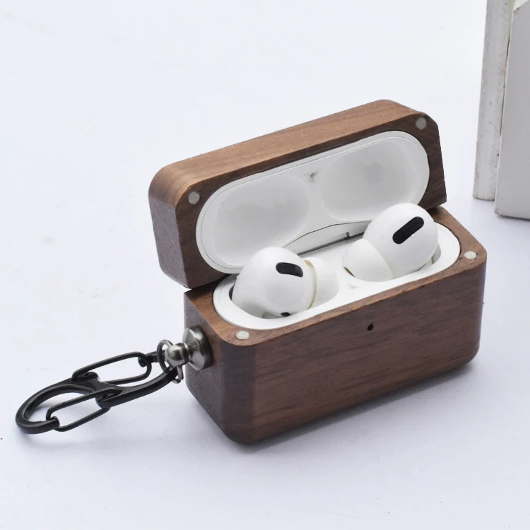 

Eco friendly Real Wood for Apple Airpod case Wood for Airpod cases for Airpod pro Wooden case