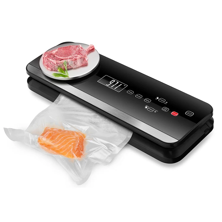 
Fully Automatic Vacuum Sealer with Kitchen Scale Cutter and Starter Kit Sous Vide Bags Rolls For Vaccum Sealing Dry Moist Mode 