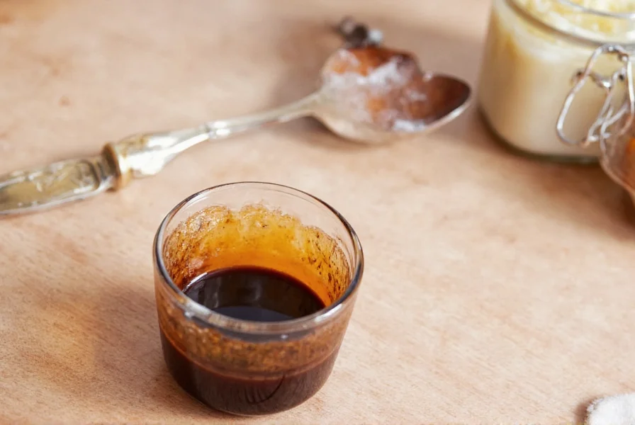 Comparison of molasses stored in pantry vs fridge