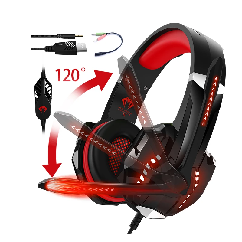 

Best Seller PC 780 LED Beexcellent Kotion Each G9000 Gaming Headset With Mic For Xbox One