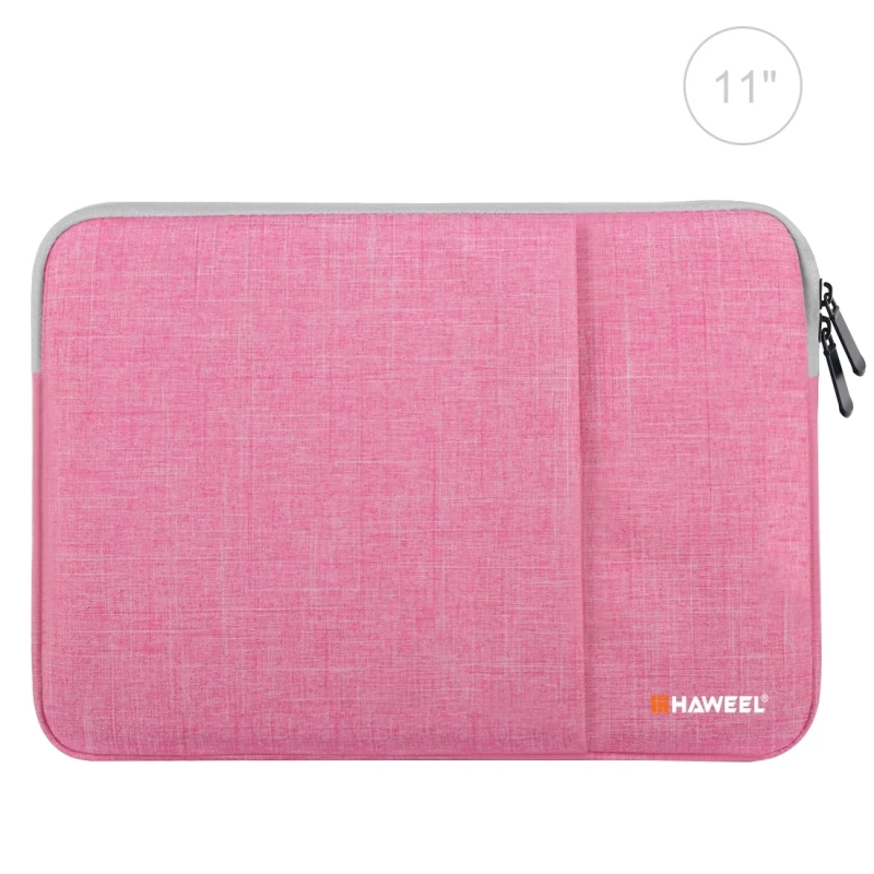 

Cost-effective Durable For 11 inch Tablets HAWEEL 11 inch Sleeve Case Zipper Briefcase Carrying Bags(Pink)