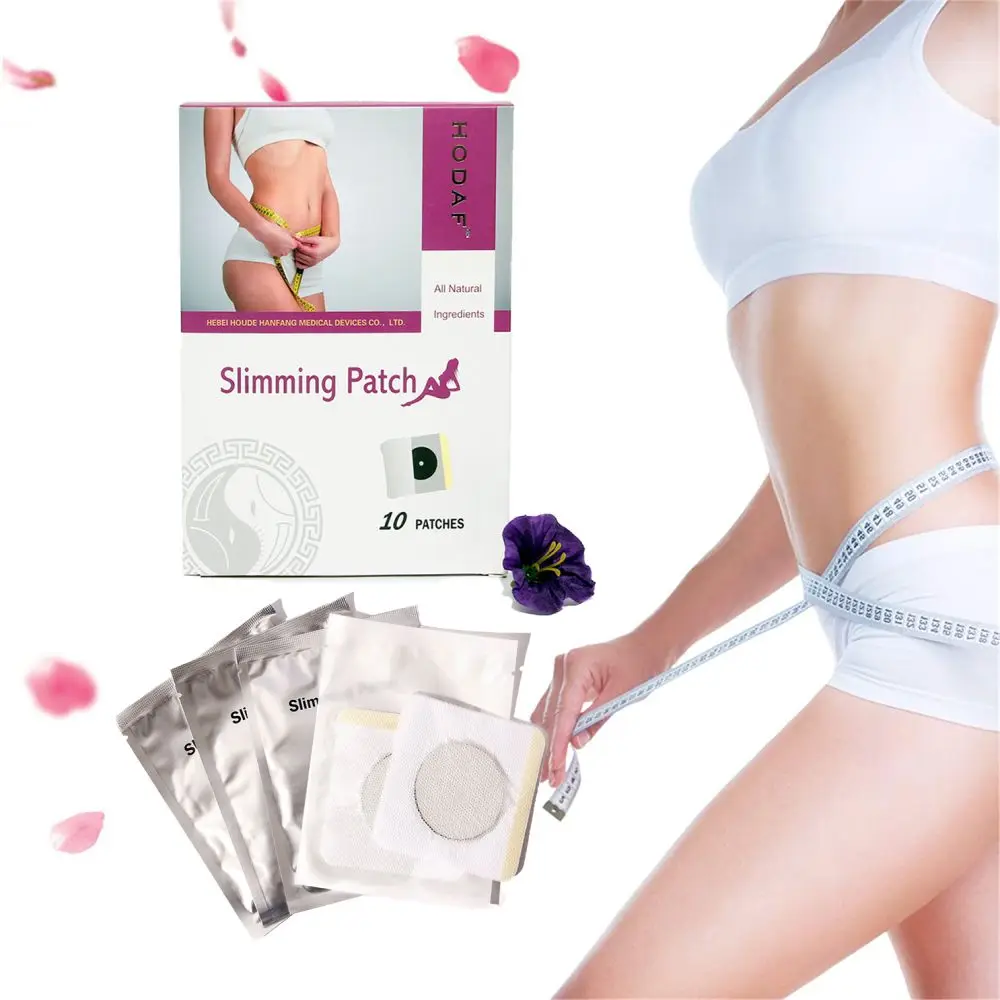 

Alibaba best seller weight loss sticker navel slim patch, White