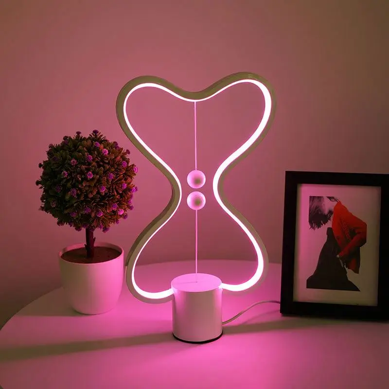 Amazon Top Seller 2020 Genuine Creative Design Hengpro Balance Lamp Led Desk Magnetic Bedside Table Lamp for Home Decoration