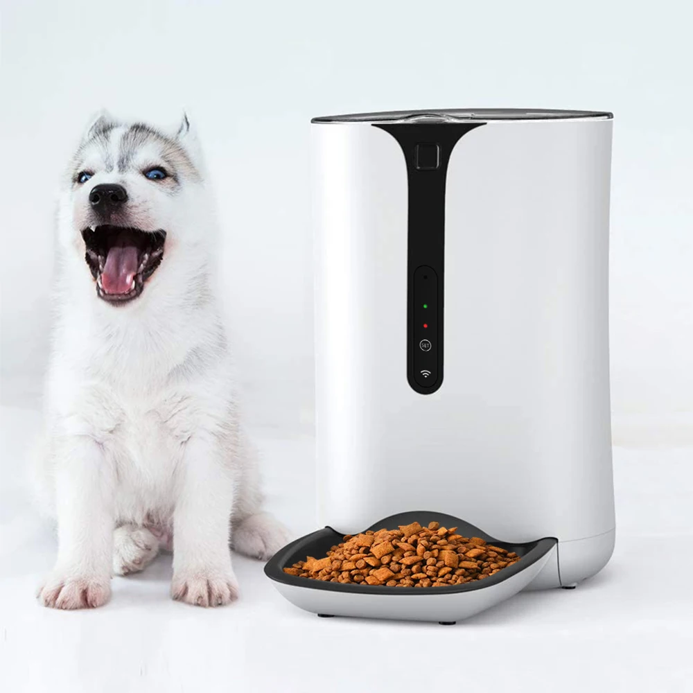 

Best Price Superior Quality Cat Automatic Feeder Dog Wifi Auto Feeder, White,black