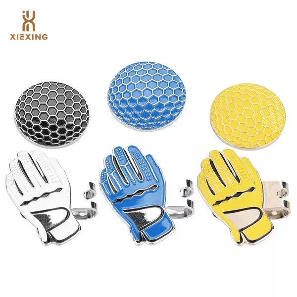 

Customized magnetic golf ball marker hat clip gloves ball marker