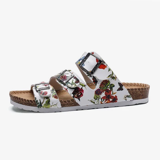 

Amazon hot sale summer trend ladies girls flat Cork beach sandals Fashion casual Women slide Sandals Wholesale China Slippers