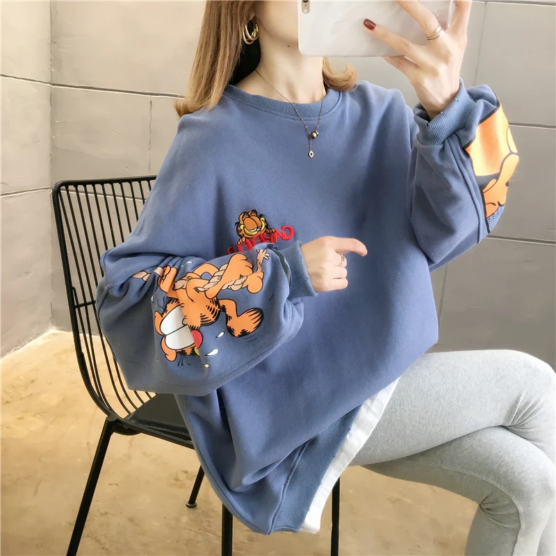 

Tops 2020 new women's clothing students Korean version loose spring and autumn sweater women's T-shirt thin pphome sweater ins