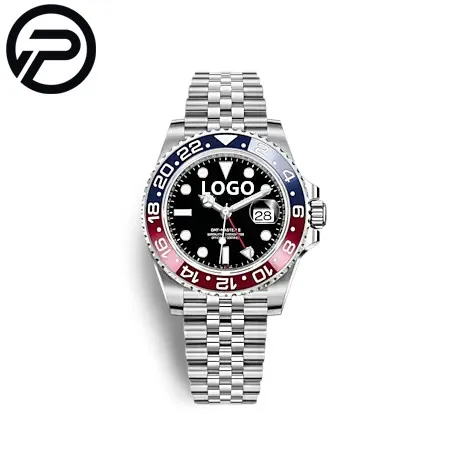 

NOOB factory 40mm904 steel 3285 movement GMT2 sapphire mirror ceramic bezel waterproof 126710 series Rollexables` watch