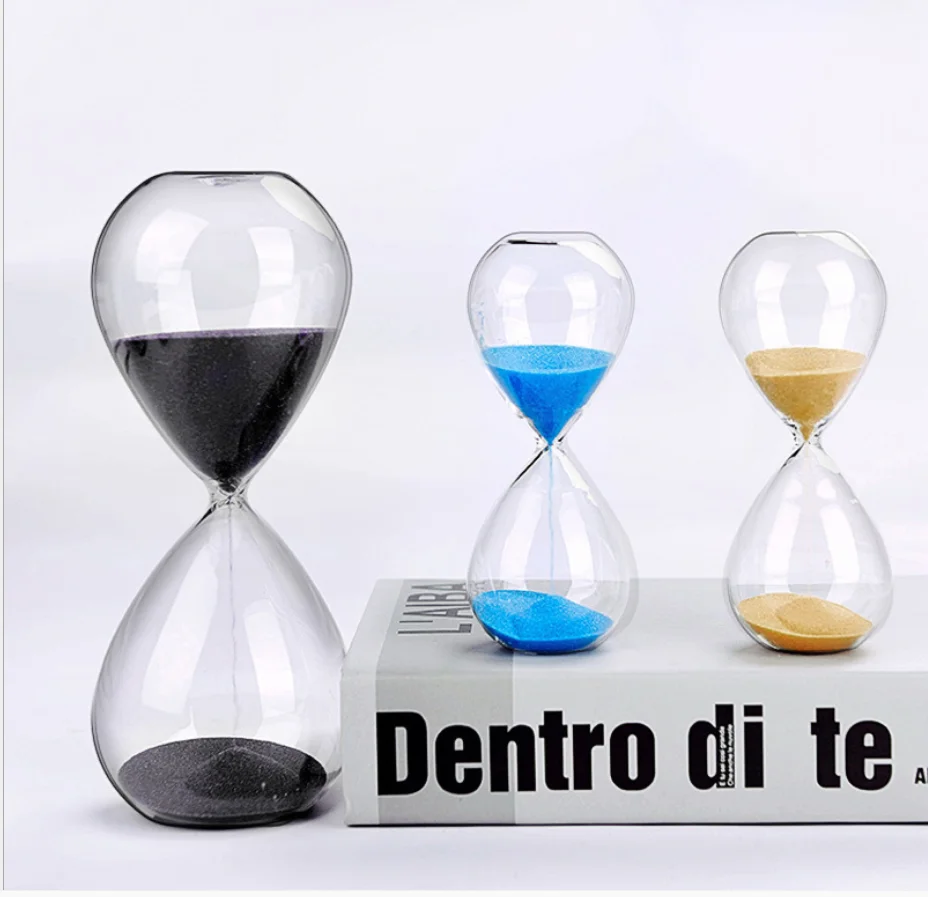 

2021 decorative hourglass timer Office supplies hourglass Custom color and logo Home decoration