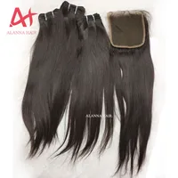 

Fuller 12A Raw Cambodian Hair Unprocessed Straight Hair Natural Color Straight Human Hair Weave Bundles No Tangle No Shedding