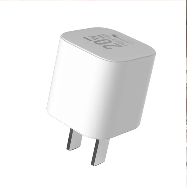 

The latest simple style is suitable for iPhone charger mini quick charge 20W charging head, Black,white
