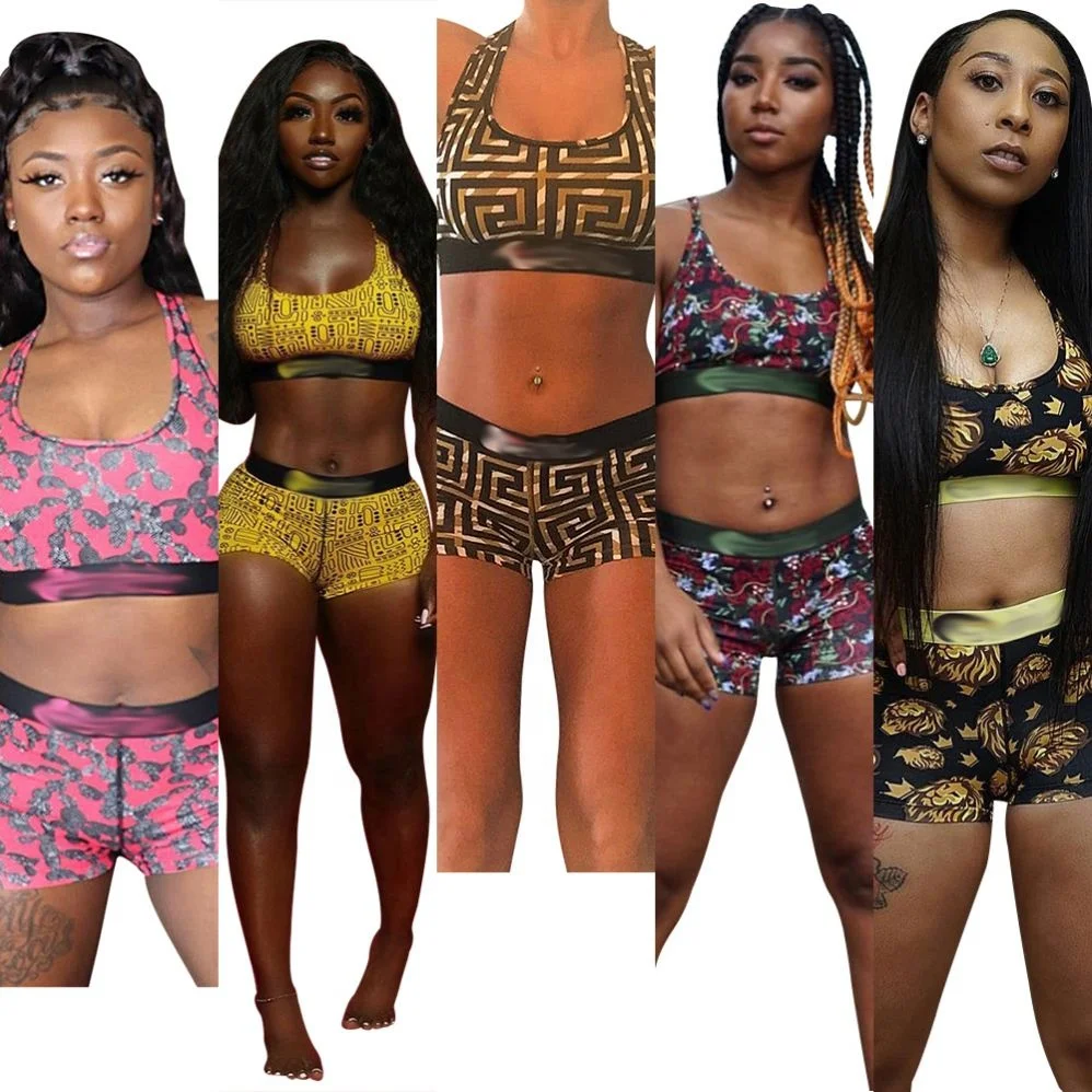

Trendy Women African Swimwear One piece Swimsuit, Pink/yellow/golden/flower/lion