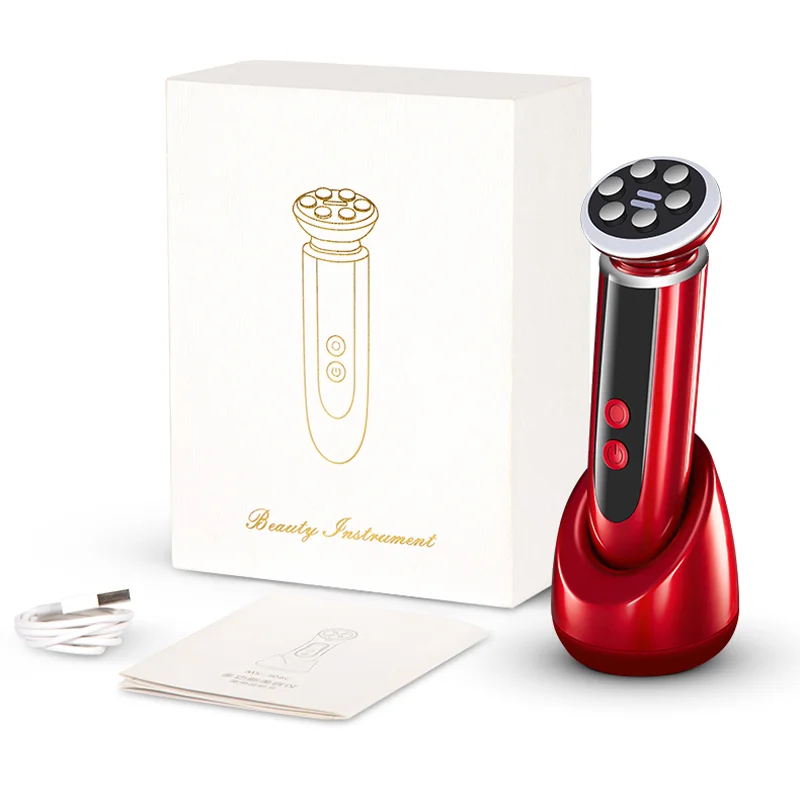 

Hot selling model rf beauty ultrasonic device vacuum whole body rf lifting anti-cellulite device for personal use, Red/white