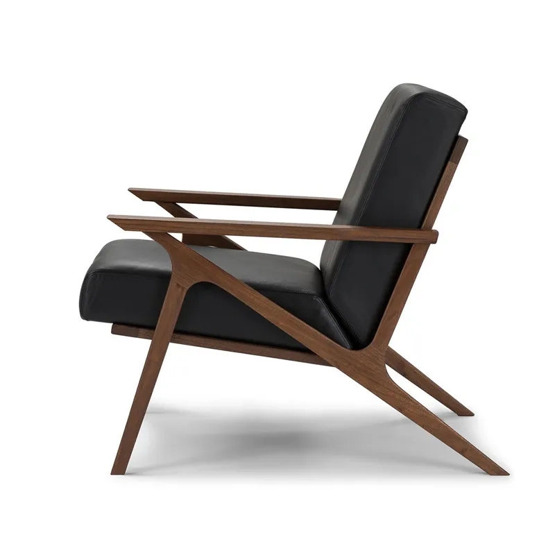 Кресло 800. Кресло article Otio. Walnut Lounge Chair.