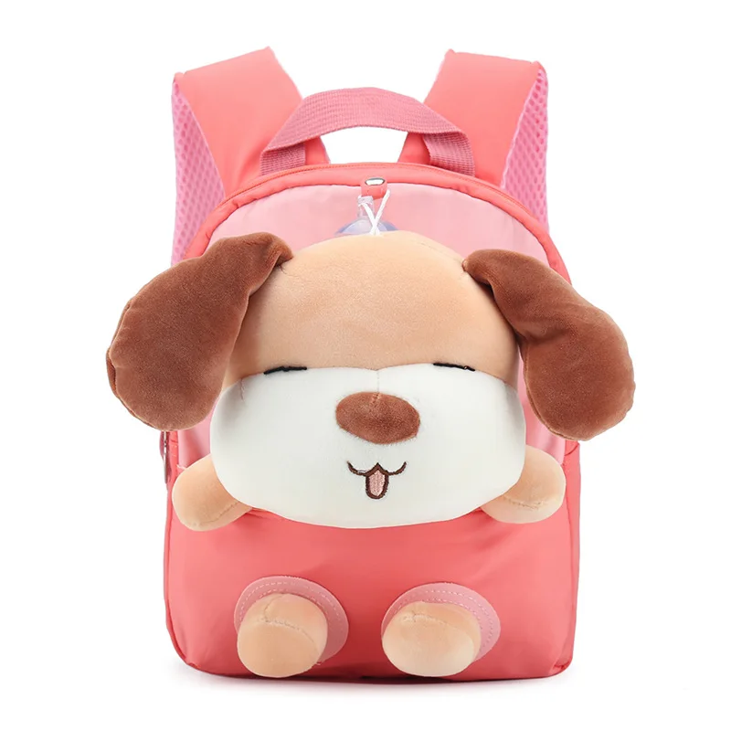 

2021 New Children Backpacks 3D Dog Design Girl Boys School Bags Toddler Kid Schoolbag Kindergarten Cartoon Pouch Waterproof bag, 6 colors as shown