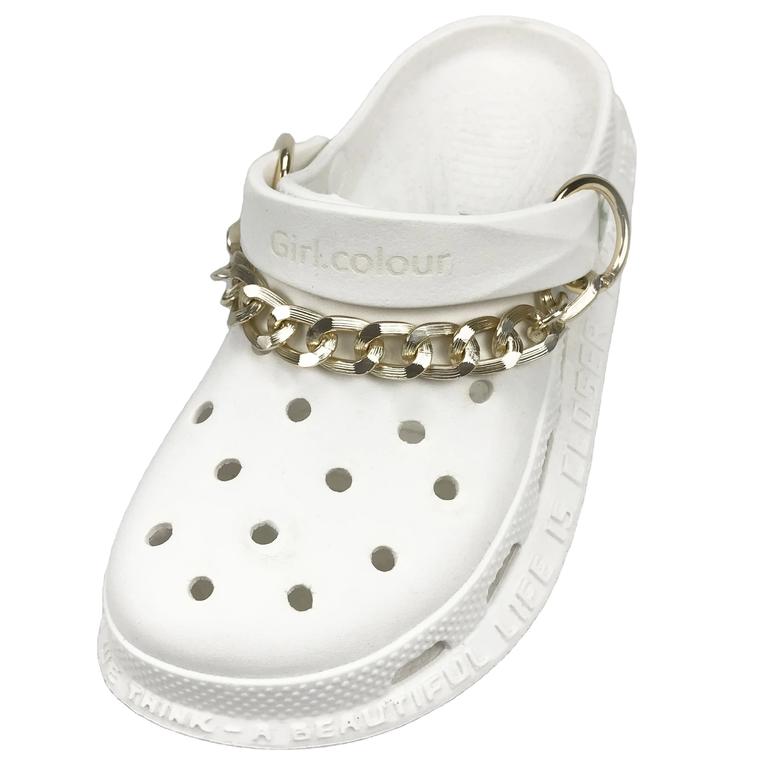 

2021Diy New stlyle chain shoe charms decoration accessories suitable for clog