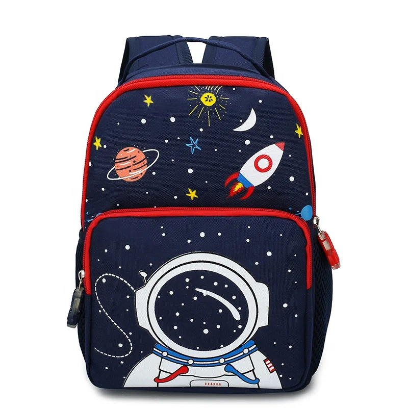 

New customized large capacity waterproof cute astronaut primary school bag