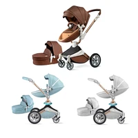 

Hot Mom egg shaped stroller 360 Rotation Function baby stroller 3 in 1 travel systems