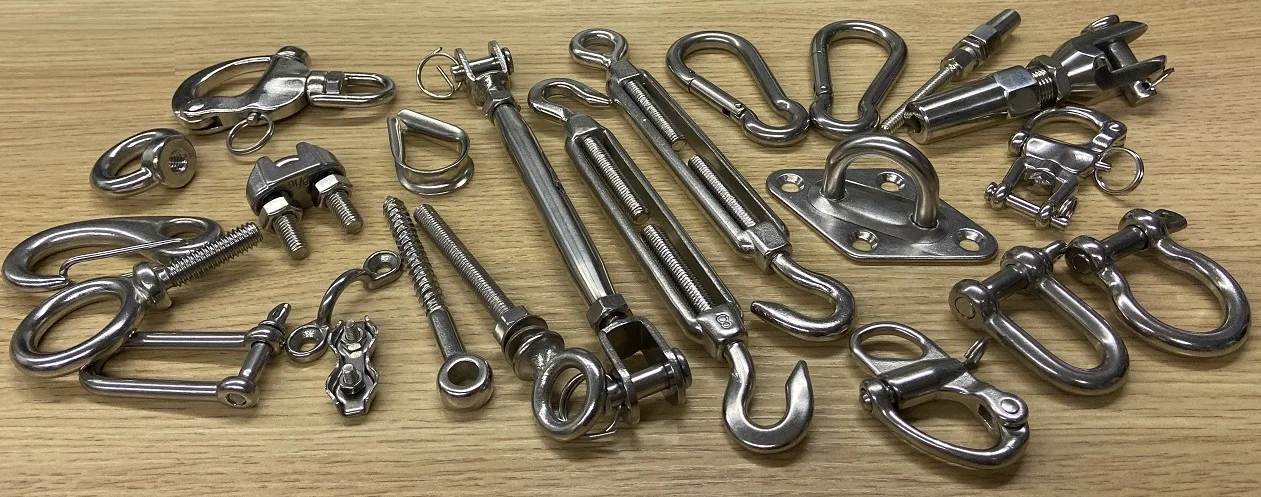 一站式不锈钢索具硬件和钢丝绳配件解决方案!