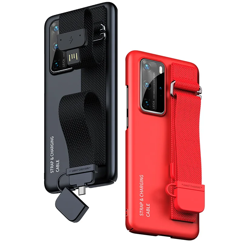 

With Wrist Strap shockproof Mobile Phone Case For Huawei P 40