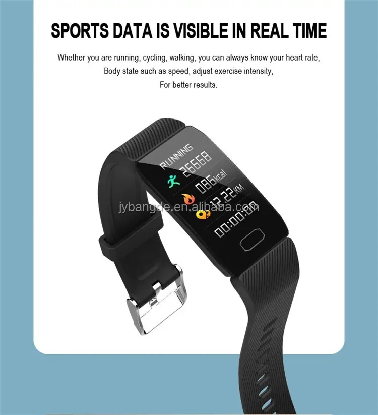 Sport smartwatch bracelet Q1 smart band ip67 waterproof fitness heart rate watch