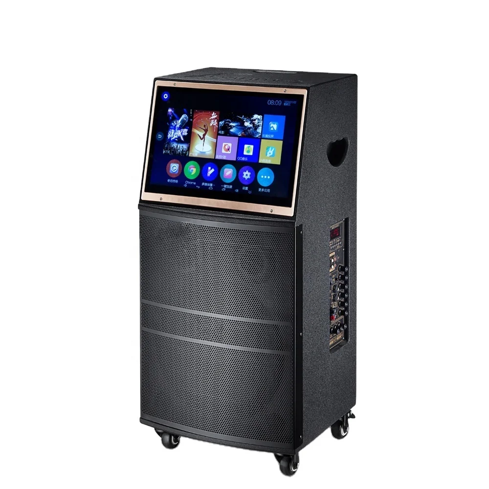 

Tws speaker with android system and 15.6inch screen, Black