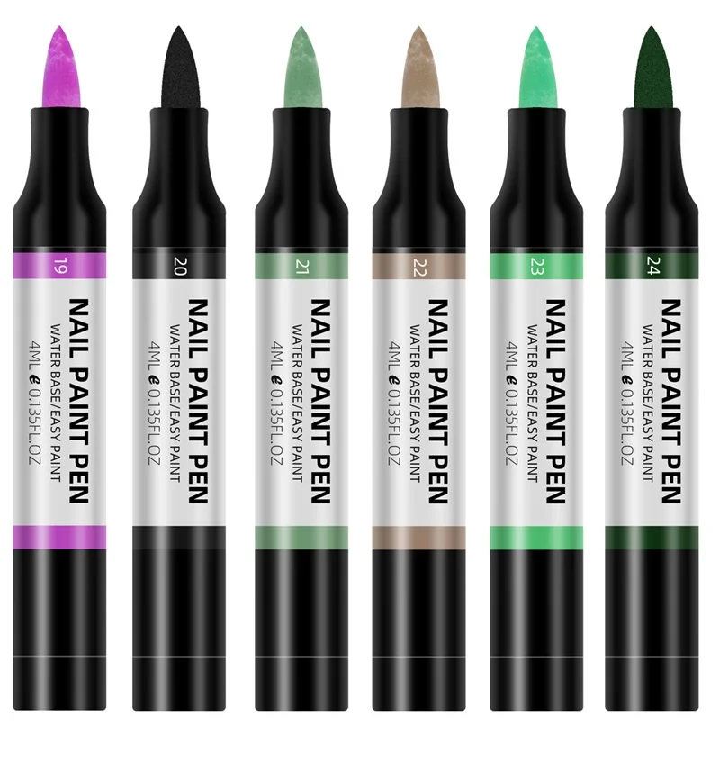 

Newest 3 In 1 Gel Nail Pen Varnish Glitter One Step Nail Art Gel Polishes Easy To Use UV Permanent Polish, Mix
