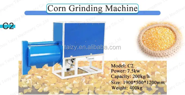 milling machine of maize corn grain grits grinder machine corn grinder