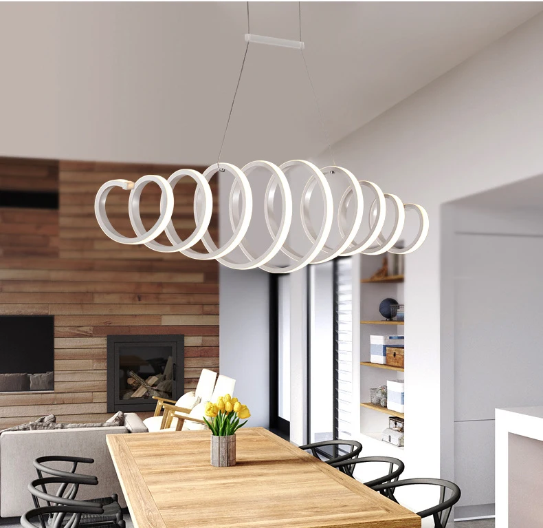 Hot post-modern led chandelier minimalist living room Nordic dining room decoration design lamp chandelier
