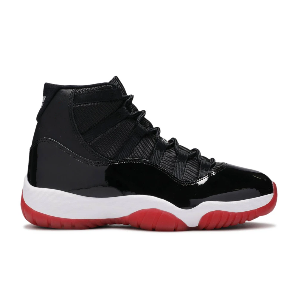 

Top quanlity 11S Bred 2019 men women sneakers fashion casual sports shoes basketball red shoes